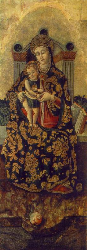 CRIVELLI, Vittorio Madonna with the Child rg